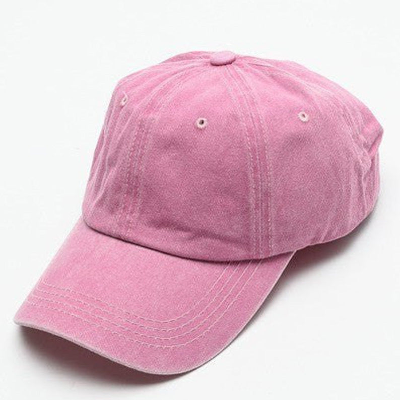 Haki Düz Yıkamalı Şapka | Kişiye Özel Nakış