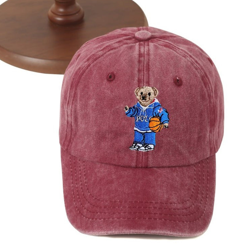 Polo Bear Yıkamalı Şapka