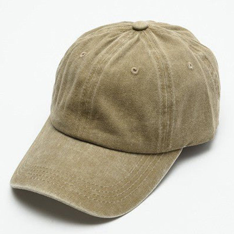 Bordo Düz Yıkamalı Şapka | Kişiye Özel Nakış