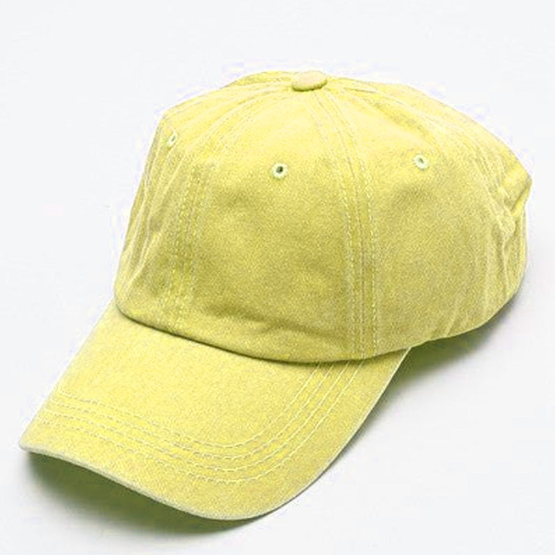 Haki Düz Yıkamalı Şapka | Kişiye Özel Nakış