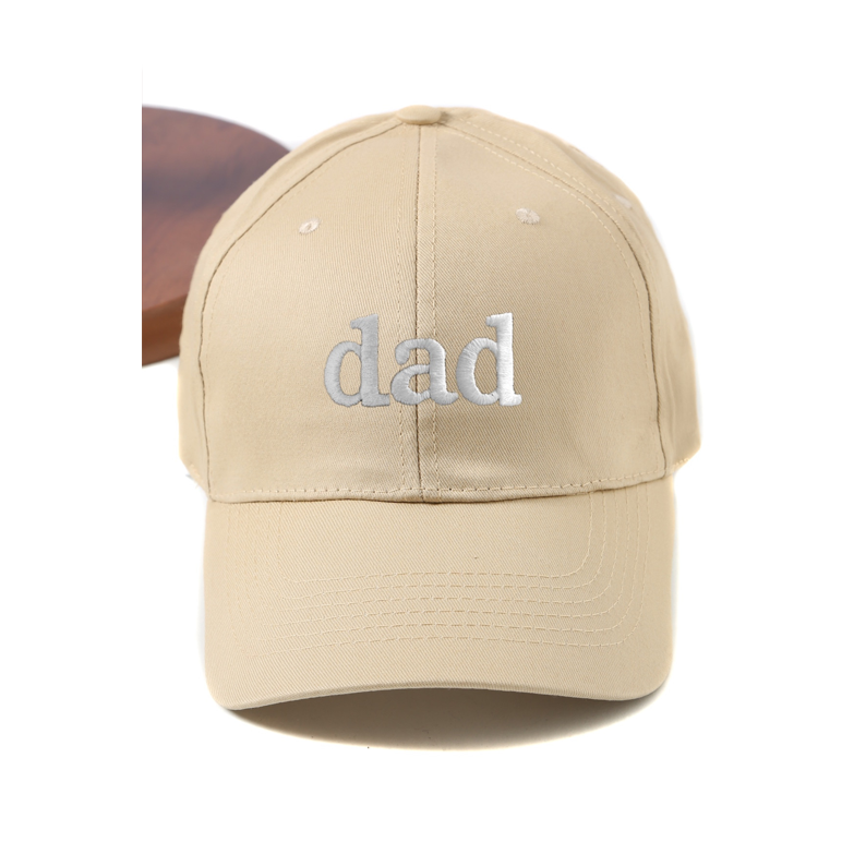 Bej Mom & Dad Set Şapkalar