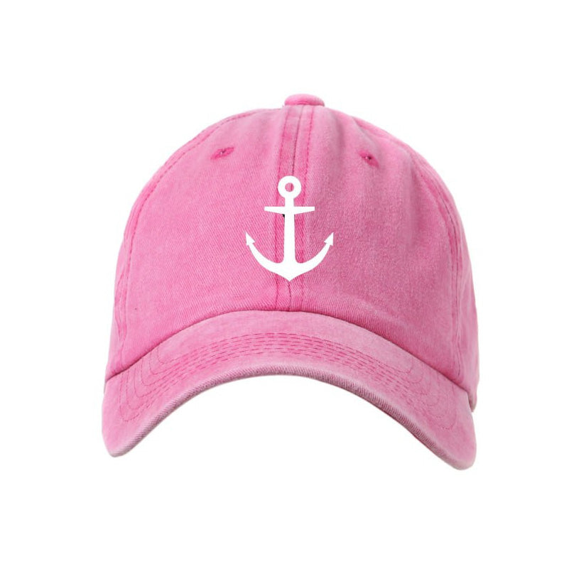 Pembe Çapa Yıkamalı Şapka