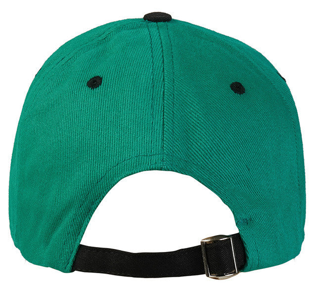 Yeşil Siyah 5 Panel Şapka | Kişiye Özel Tasarım Nakış