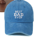 Bordo Best Dad Ever Yıkamalı Şapka
