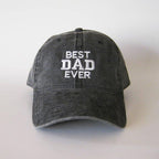 Bordo Best Dad Ever Yıkamalı Şapka