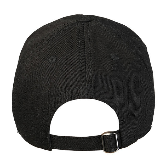 Siyah 6 Panel Şapka | Toptan Şapka Nakışı