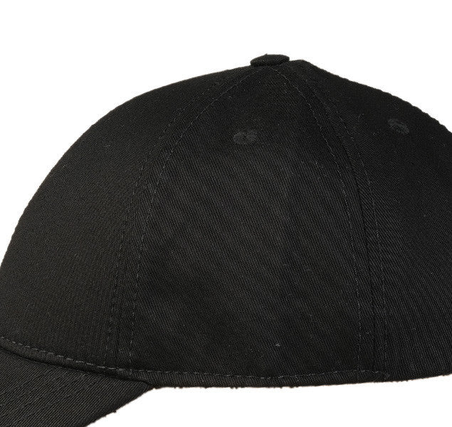 Siyah 6 Panel Şapka | Toptan Şapka Nakışı