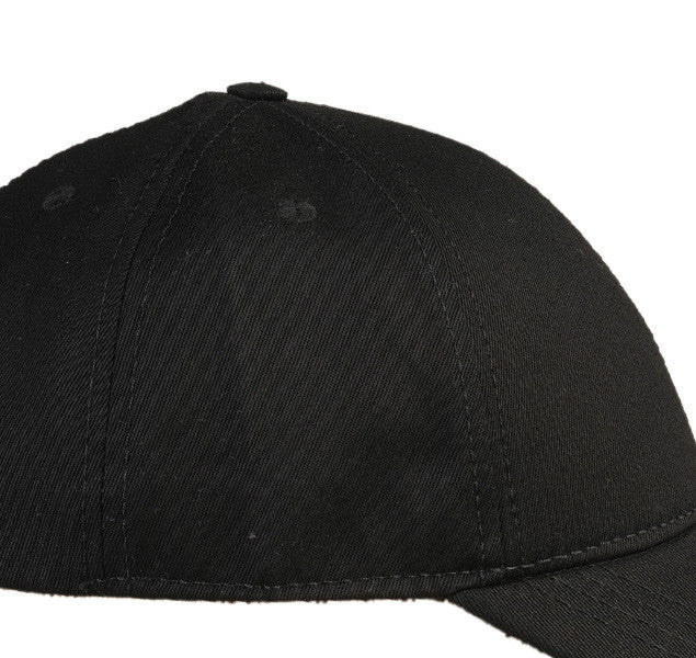 Siyah 6 Panel Şapka | Toptan Şapka Nakışı
