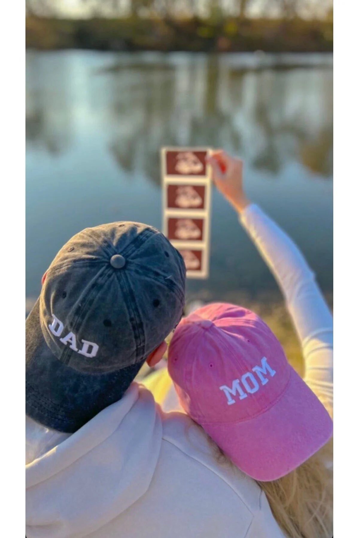 Lacivert-Bordo Mom & Dad Vintage Şapka