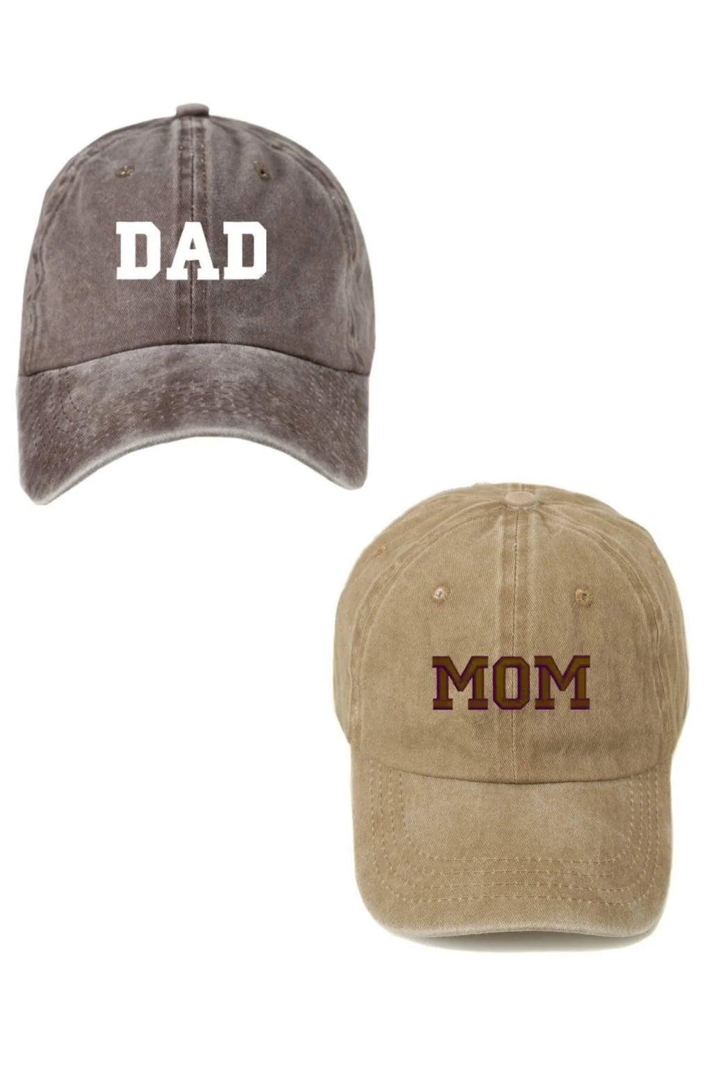 Kahverengi Mom & Dad Vintage Şapka