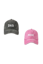 Siyah-Pembe Mom & Dad Vintage Şapka