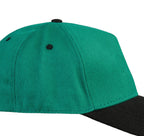 Yeşil Siyah 5 Panel Şapka | Kişiye Özel Tasarım Nakış